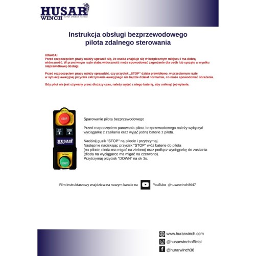 BST P 150/300 with wireless remote control