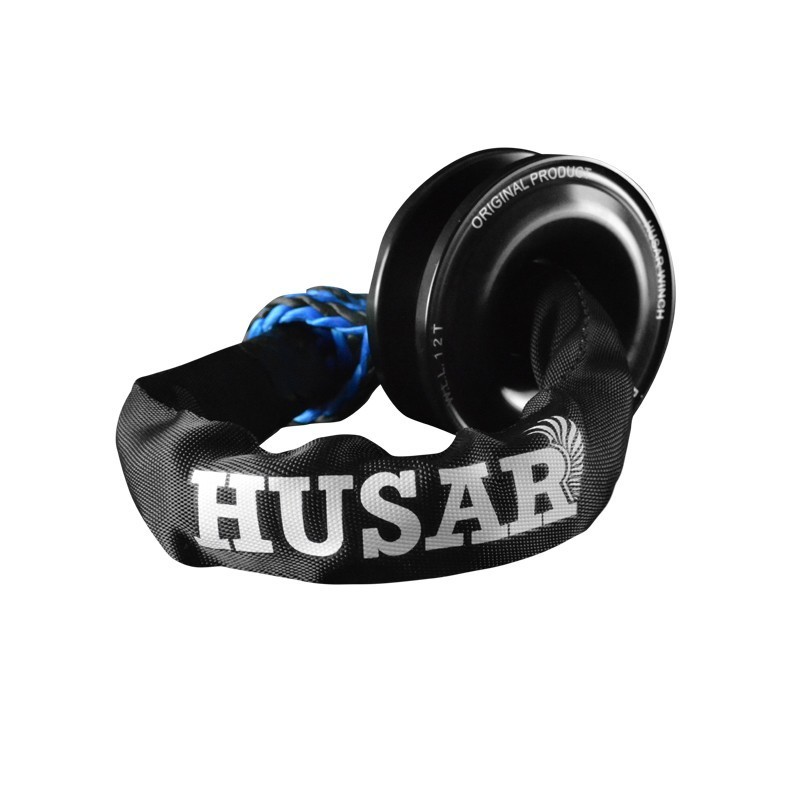 Soft synthetic shackle and recovery ring set Soft synthetic shackle and recovery ring set