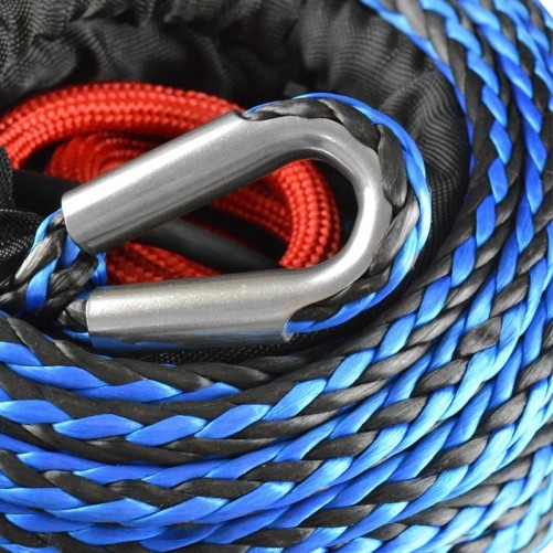 Synthetic rope 4x4 10mm 28m