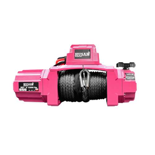 BST V 12000 Lbs Z LINĄ SYNTETYCZNĄ RÓŻOWA