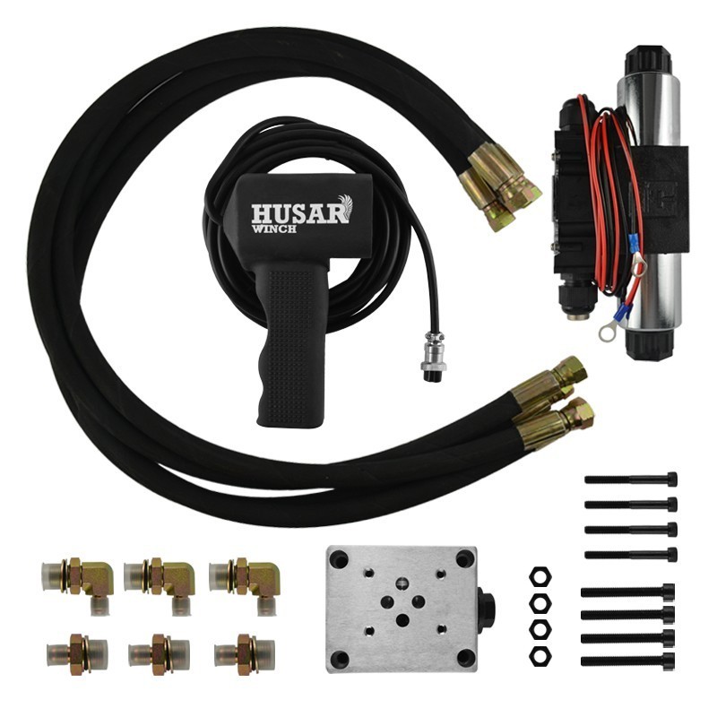 Set de contrôle pour treuil hydraulique 24V